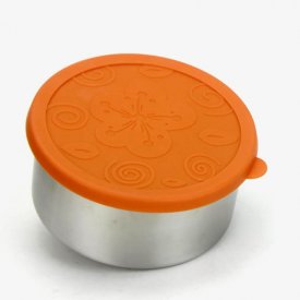 Läckagesäker och praktiskt eco lunchbox i rostfritt stål och silikon lock
