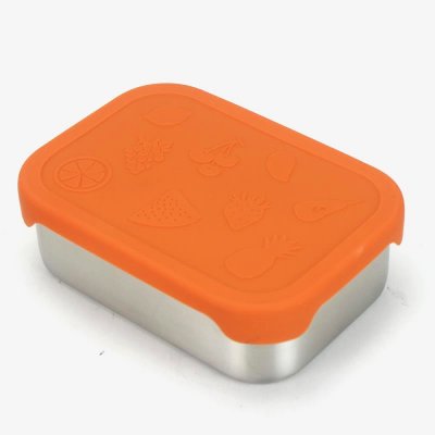 Eco lunchbox matlåda i rostfritt stål och silikon lock